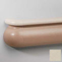 Crescent Series Vinyl Handrail/Crashrail Combination, 5-1/2&quot;H x 12'L, Bone