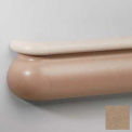 Crescent Series Vinyl Handrail/Crashrail Combination, 5-1/2&quot;H x 12'L, Mocha