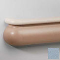 Crescent Series Vinyl Handrail/Crashrail Combination, 5-1/2&quot;H x 12'L, Blue Fog