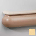 Crescent Series Vinyl Handrail/Crashrail Combination, 5-1/2&quot;H x 12'L, Saffron