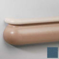 Crescent Series Vinyl Handrail/Crashrail Combination, 5-1/2&quot;H x 12'L, Alexis Blue