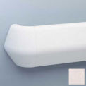 Flex-Action Triangular Handrail/Wall Guard, 5 3/8&quot; Face, 12' Long, Taupe