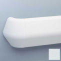 Flex-Action Triangular Handrail/Wall Guard, 5 3/8&quot; Face, 12' Long, Blue Ice