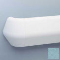 Flex-Action Triangular Handrail/Wall Guard, 5 3/8&quot; Face, 12' Long, Stormy Bl