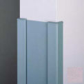 End Wall 90° Corners, 2'' Wings, 4'H W/Caps, 6"W, Lavender Heather, Aluminum