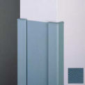End Wall 90&#176; Corners, 2'' Wings, 4'H W/Caps, 6&quot;W, Alexis BL, Aluminum