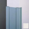 End Wall 90&#176; Corners, 2'' Wings, 4'H W/Caps, 6&quot;W, Pearl, Recycled Vinyl