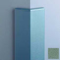 Corner Guard 135&#176;, 3'' Wings, 12'H W/Caps, Teal