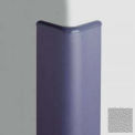 Corner Guard Bullnose 90&#176;, 3'' Wings, 8'H W/Caps, Pearl Gray