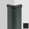 Corner Guard, 3&quot; Wings, 12'H, W/Full-Height Galvanized Steel Retainer, Epdm Rubber
