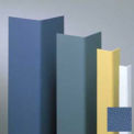 Surface Mounted Corner Guard, 90&#176;, 1-1/2&quot; Wings, 12'H, BL Bird, Undrilled Vinyl