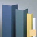 Surface Mounted Corner Guard, 90°, 1-1/2" Wings, 4'H, Saffron, Undrilled Vinyl