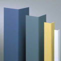 Surface Mounted Corner Guard, 135&#176;, 1-1/2&quot; Wing, 12'H, Taupe, Undrilled Vinyl