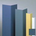 Surface Mounted Corner Guard, 135°, 1-1/2" Wing, 12'H, Alexis BL, Undrilled Vinyl