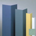 Surface Mounted Corner Guard, 90°, 3/4" Wings, 8'H, Pale Jade, Vinyl