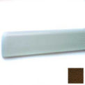 Wall Guard W/Rounded Top Edge, 4"H x 12'L, Brown
