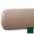 Crescent Series Wall Guard W/Rec. Plastic Clip Retainer System, 5"H x 12'L, Hunter Green