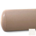 Crescent Series Wall Guard W/Rec. Plastic Clip Retainer System, 5&quot;H x 12'L, Mission White