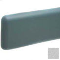 Wall Guard W/Rounded Top & Bottom Edges, 6&quot;H x 12'L, Silver Gray