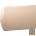 Crescent Series Wall Guard, Aluminum Retainer, 8"H x 12'L, Mocha