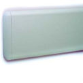 Wall Guard W/Rounded Top & Bottom Edges, 7-3/4&quot;H x 12'L, Taupe