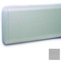 Wall Guard W/Rounded Top & Bottom Edges, 7-3/4&quot;H x 12'L, Pearl Gray