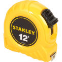 Stanley 30-485 1/2&quot; x 12' High-Vis High Impact ABS Case Tape Rule, Yellow