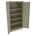 Tennsco Deluxe Storage Cabinet 7218DLX 214 - Welded 36&quot;W x 18&quot;D x 72&quot;H Sand