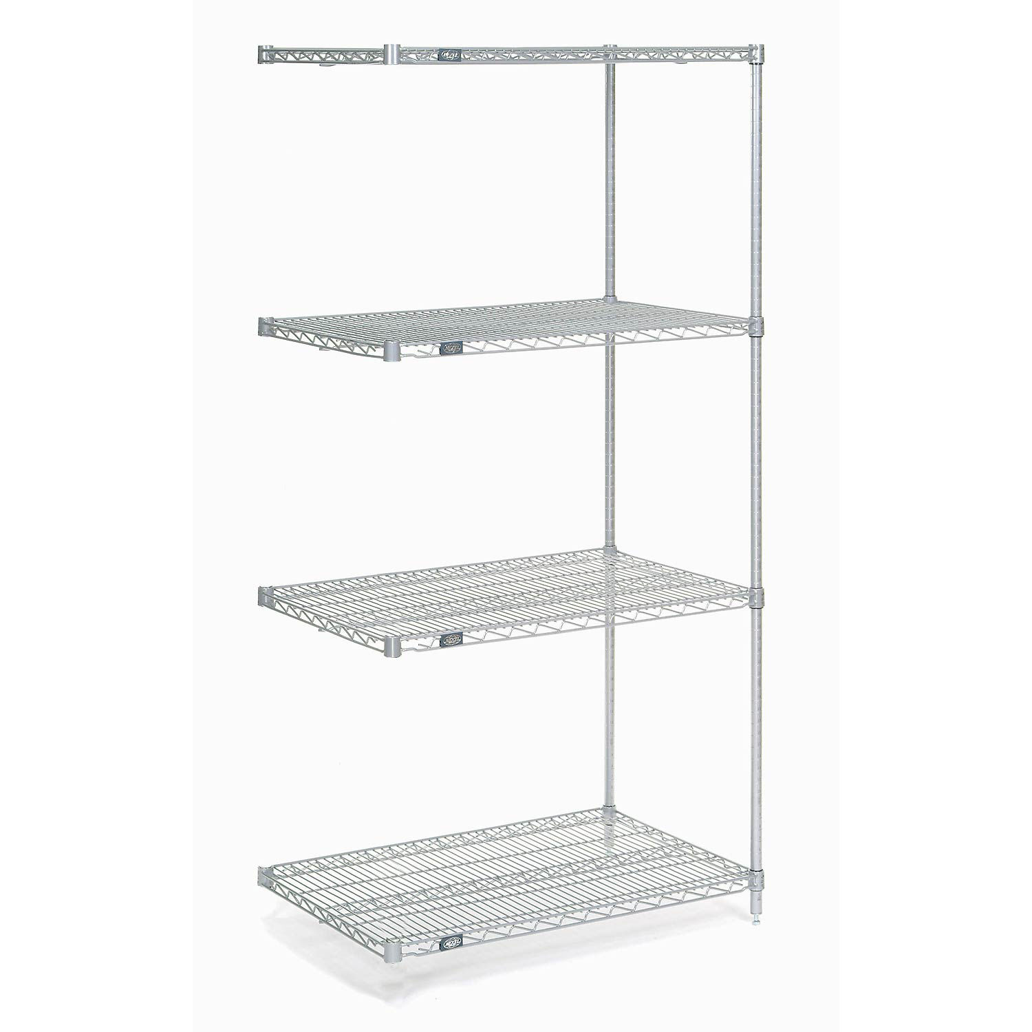 Nexel Chrome Wire Shelving AddOn, 30"W X 24"D x 86"H eBay