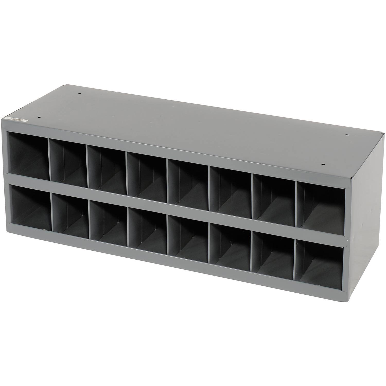Durham Steel Storage Parts Bin Open Front, 333/4x111/2x111/
