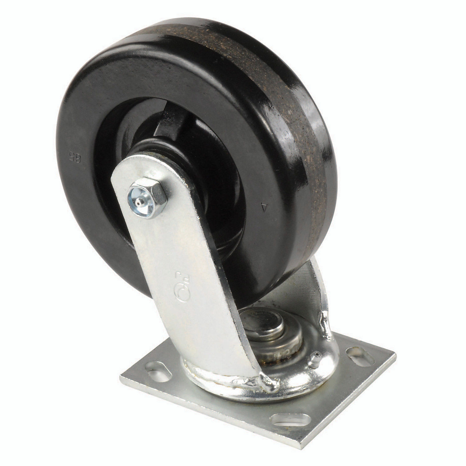 6" Plastic Wheel, Heavy Duty Swivel Plate Caster, 800 Lb. Capacity eBay
