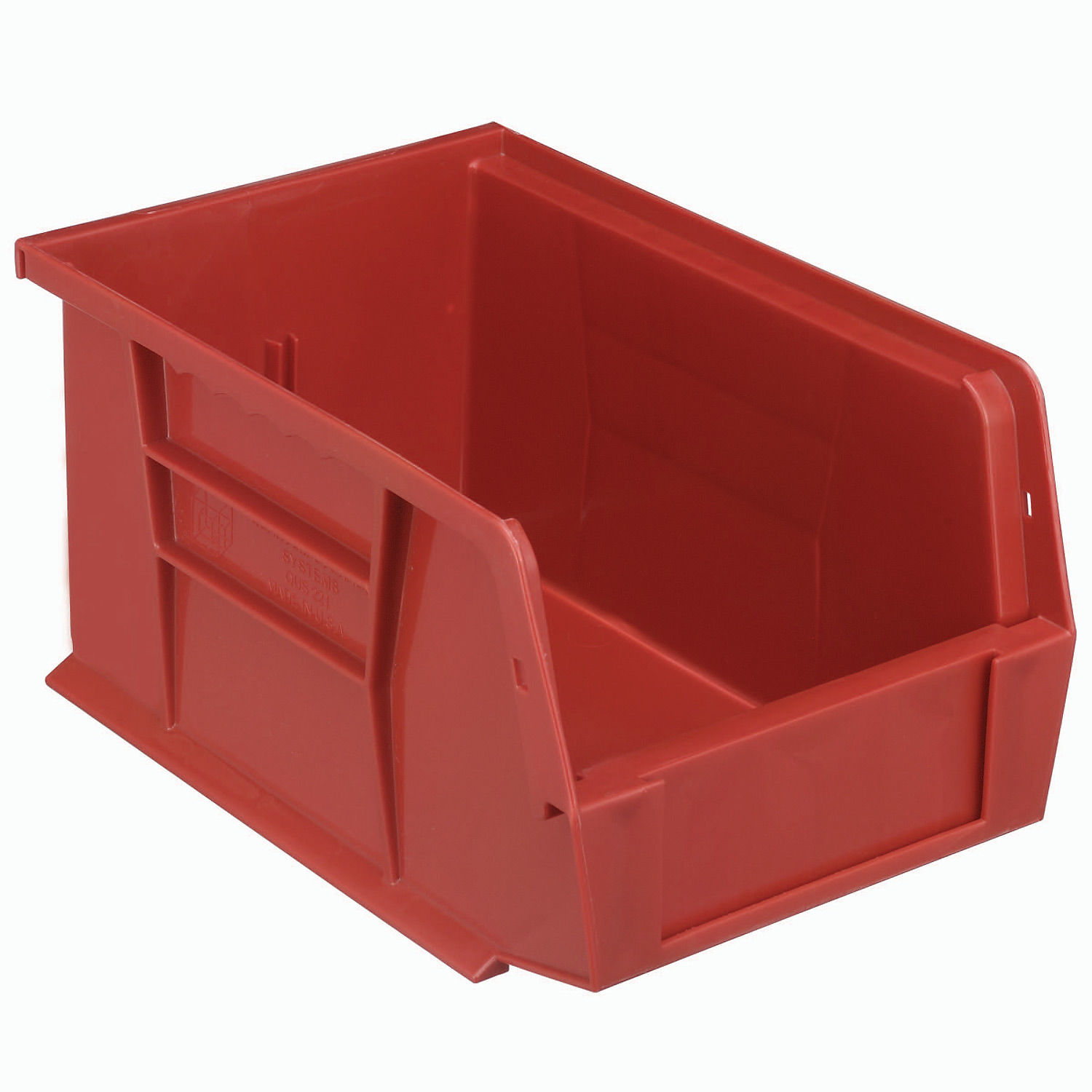 Quantum QUS221 Plastic Storage Bin, 6 x 91/4 x 5 Red, Lot of 12 eBay