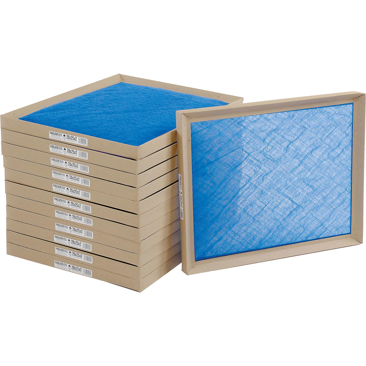 Purolator® 5039002005 F312 Std2 Fiberglass Disposable Panel Filter 20W
