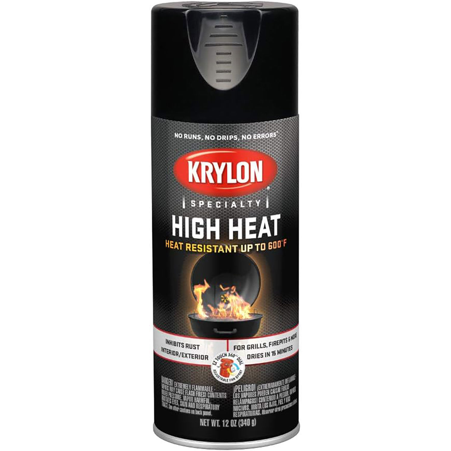 Krylon High Heat Paint Black, Lot of 6 724504068969 eBay