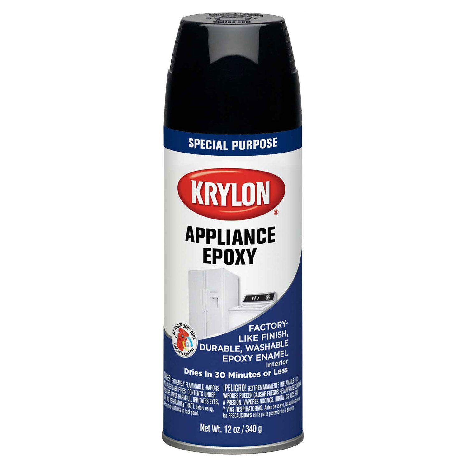 Krylon Appliance Epoxy Paint Black, Lot of 6 724504032069 eBay