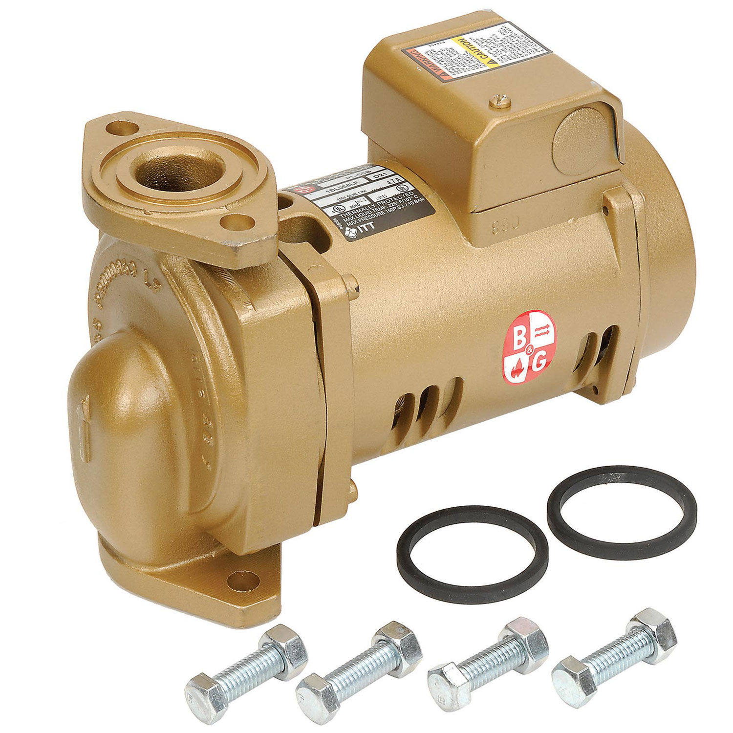 Bell & Gossett All Bronze Series PL 55B Pump 2/5HP 115V/60/1, Lot Of 1 ...