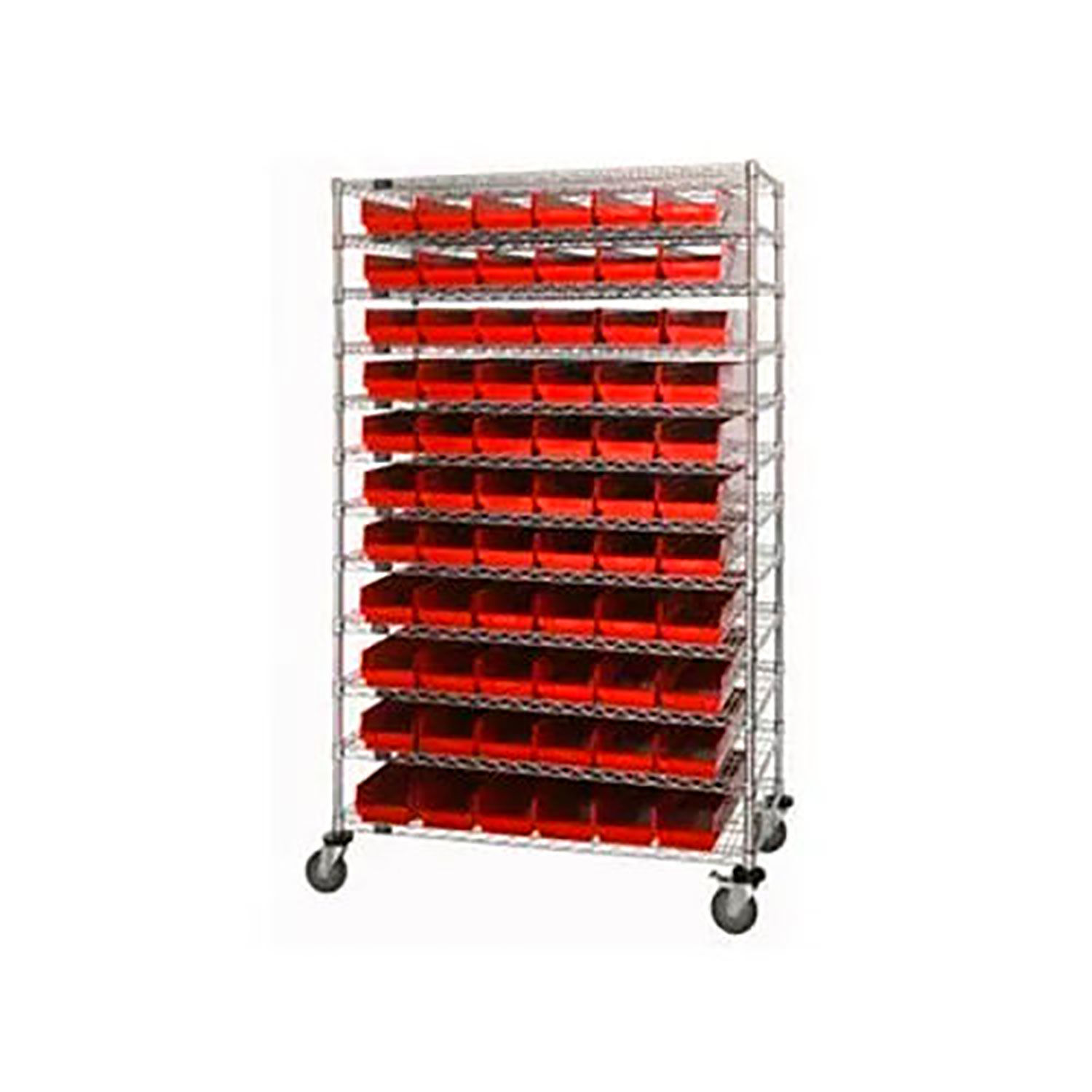 Wire Shelving with (140) 4
