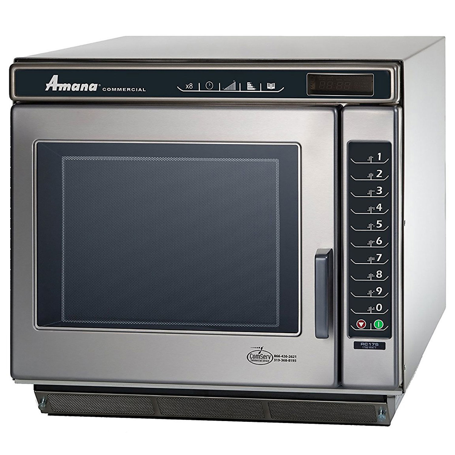 Commercial Microwave 1.0 Cu. Ft. 1700 Watt Keypad HD 719881159508 eBay