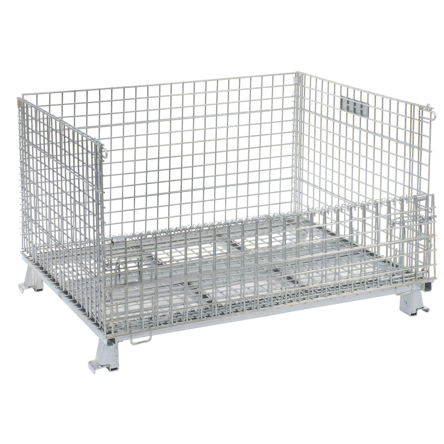 En Plata 20 L Alambre de Nashville JR1 Contenedor Plegable