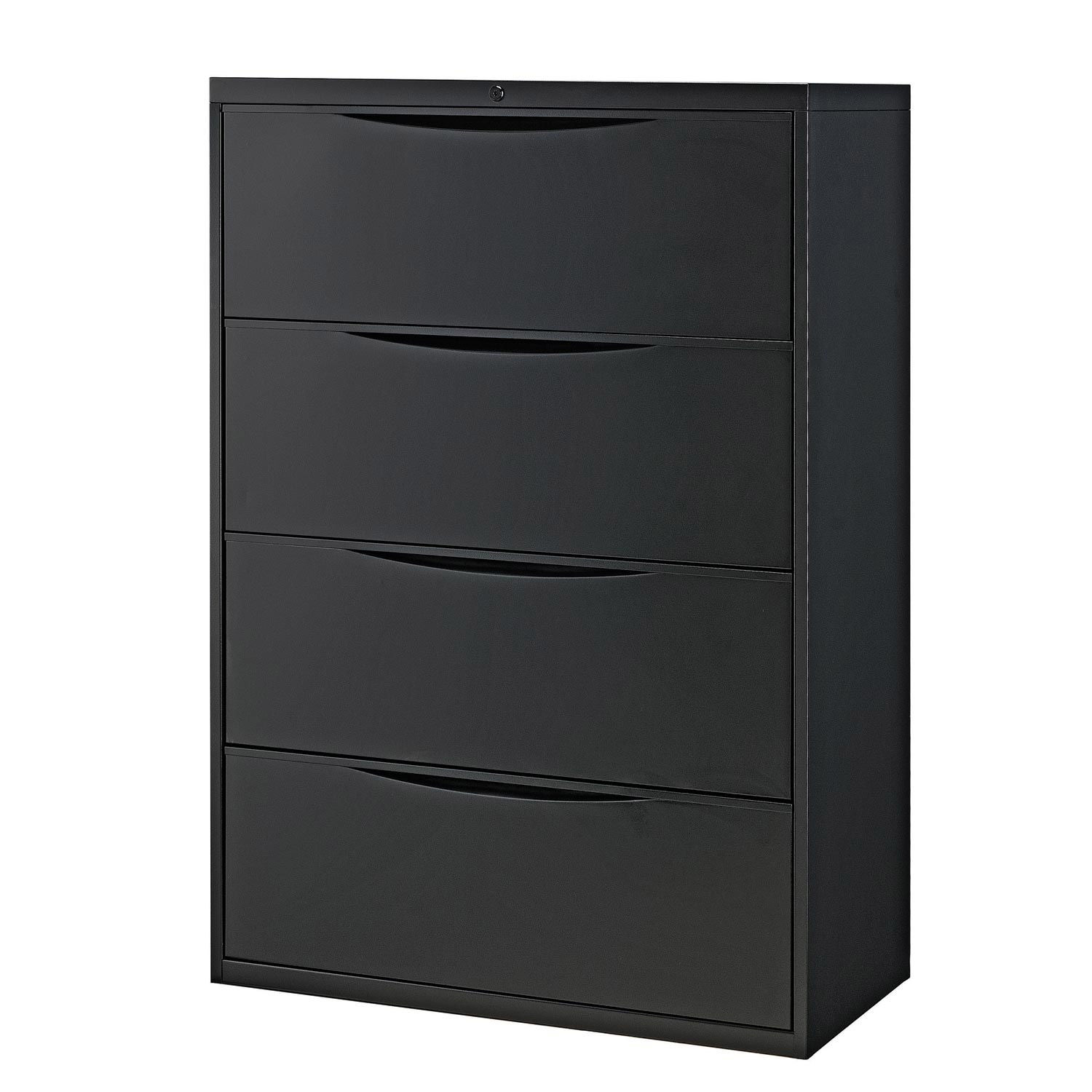 36 W Premium Lateral File Cabinet 4 Drawer Black 707022115315 Ebay