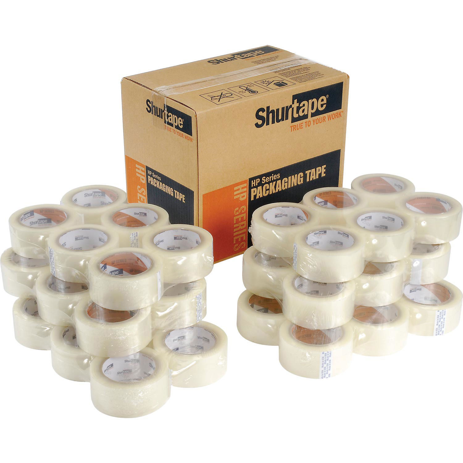 Shurtape HP 200 1.9 Mil Carton Sealing Tape, 2" x 110 Yds., Clear, Lot
