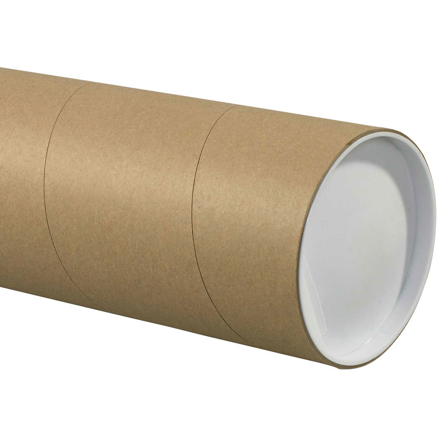 heavy-duty-mailing-tube-with-cap-48-l-x-5-dia-kraft-841436070447-ebay