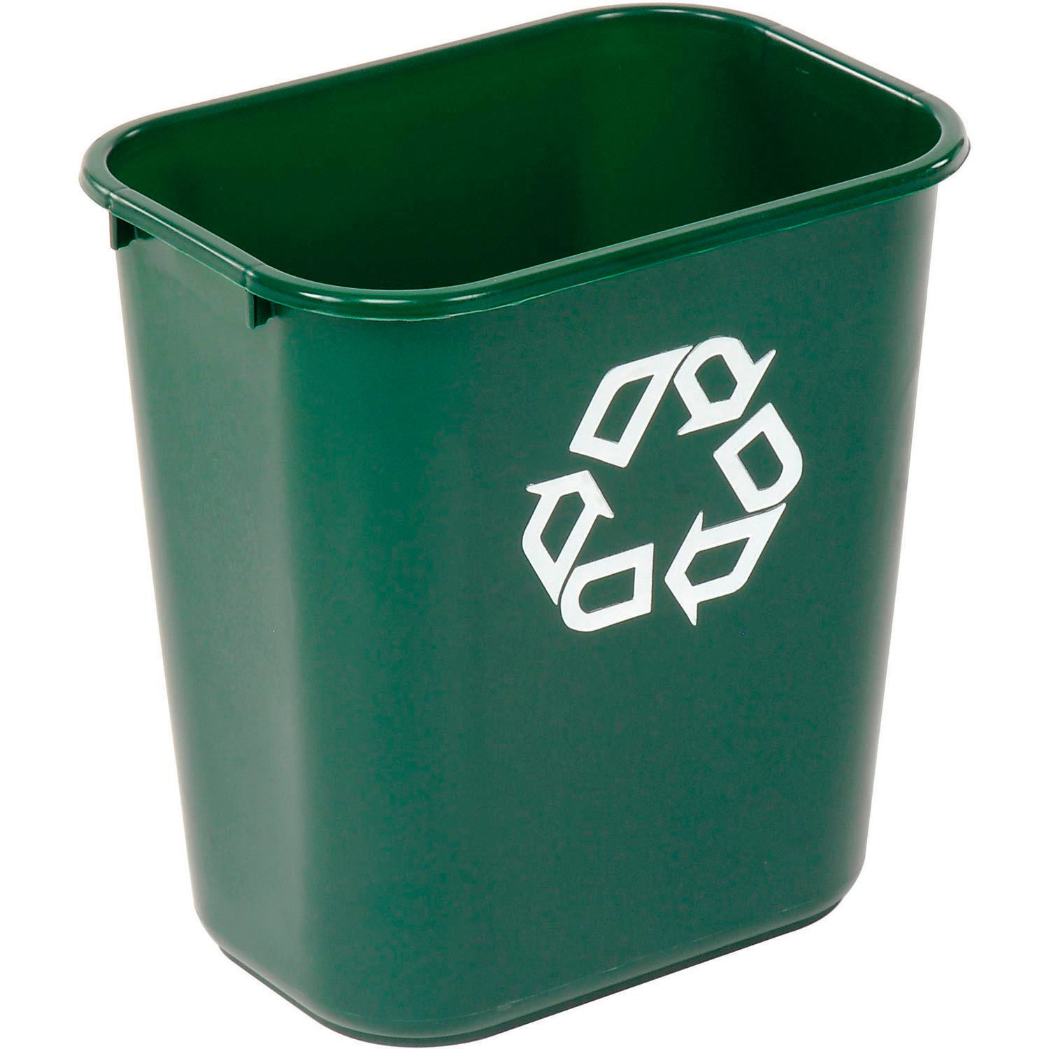 Rubbermaid® Deskside Green Recycling Container, 281/8 Qt, Green eBay