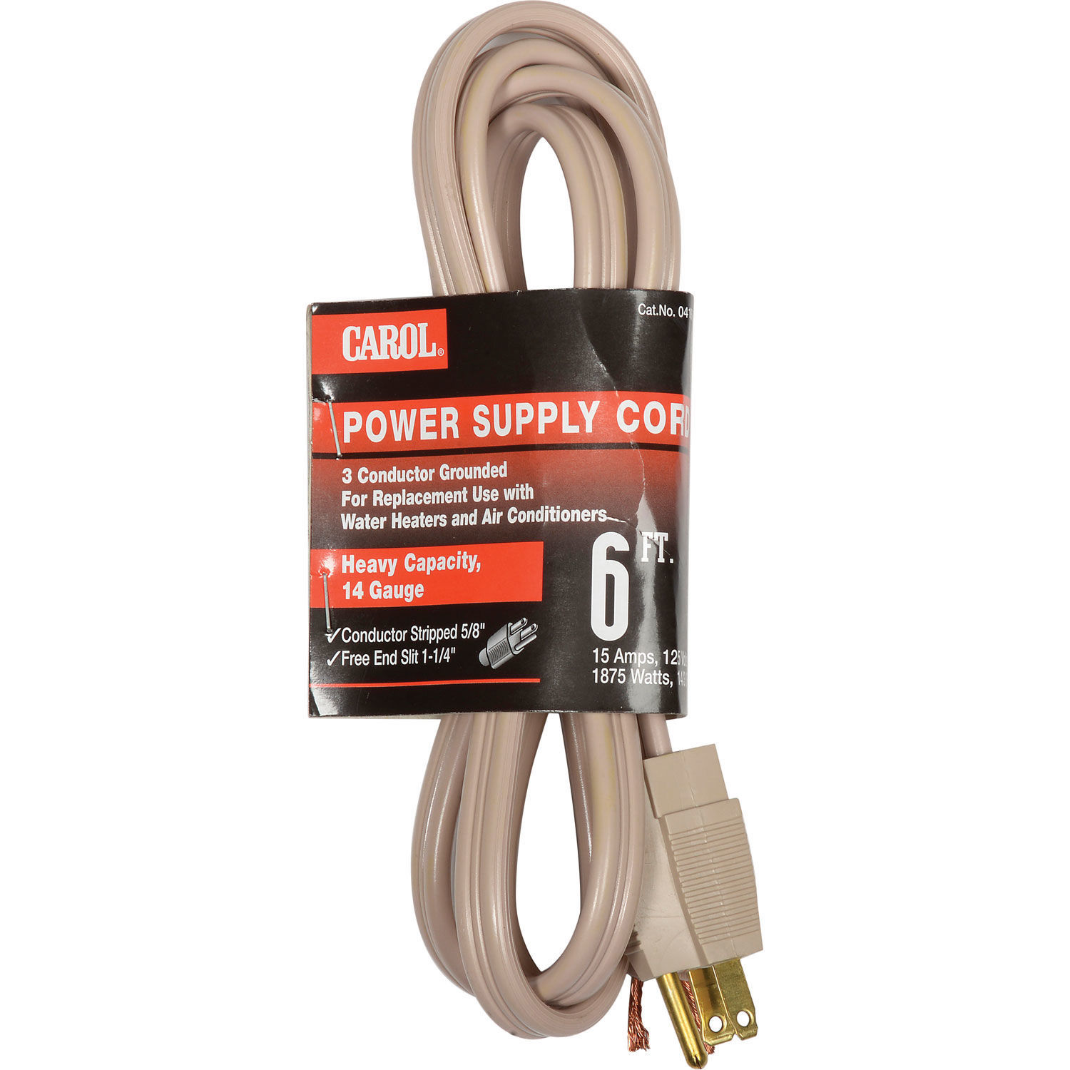 Carol 6' Air Conditioner Replacement Cord, 14awg 15a/125v eBay