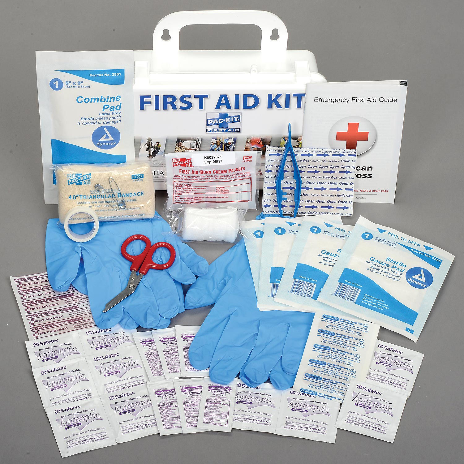 PacKit® 10 Person First Aid Kit, Weatherproof Plastic, ANSI eBay