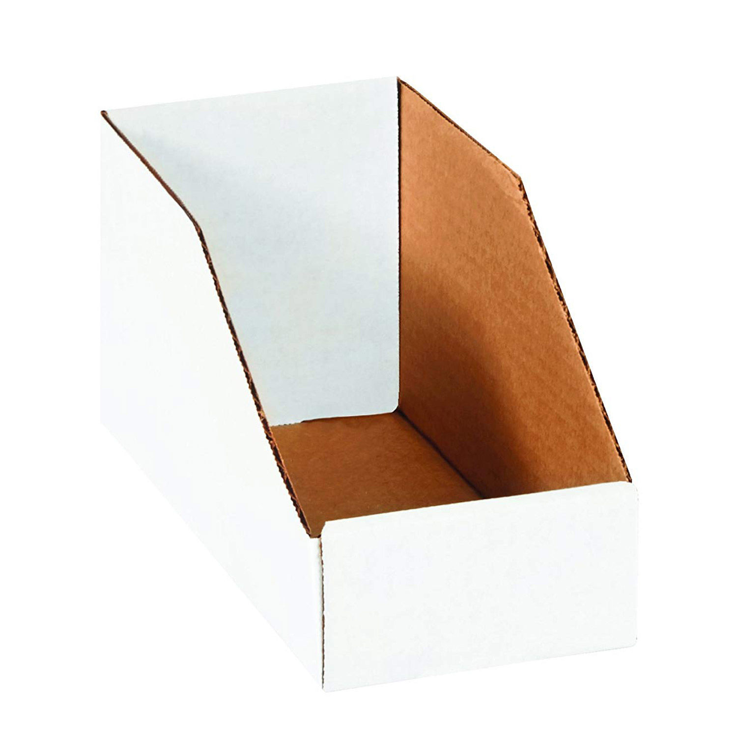 Open Top Corrugated Bin Boxes, 4" x 9" x 41/2", BINBIN49, Lot of 50