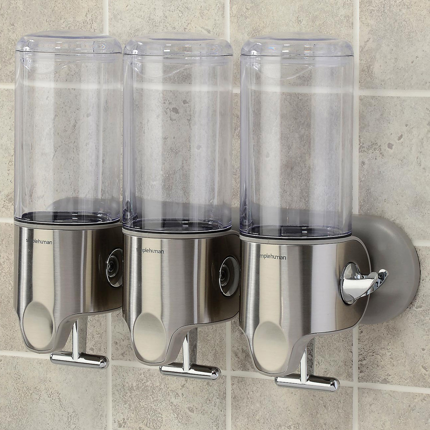 simplehuman® BT1029, Triple Wall Mount Soap Pumps 838810009384 | eBay