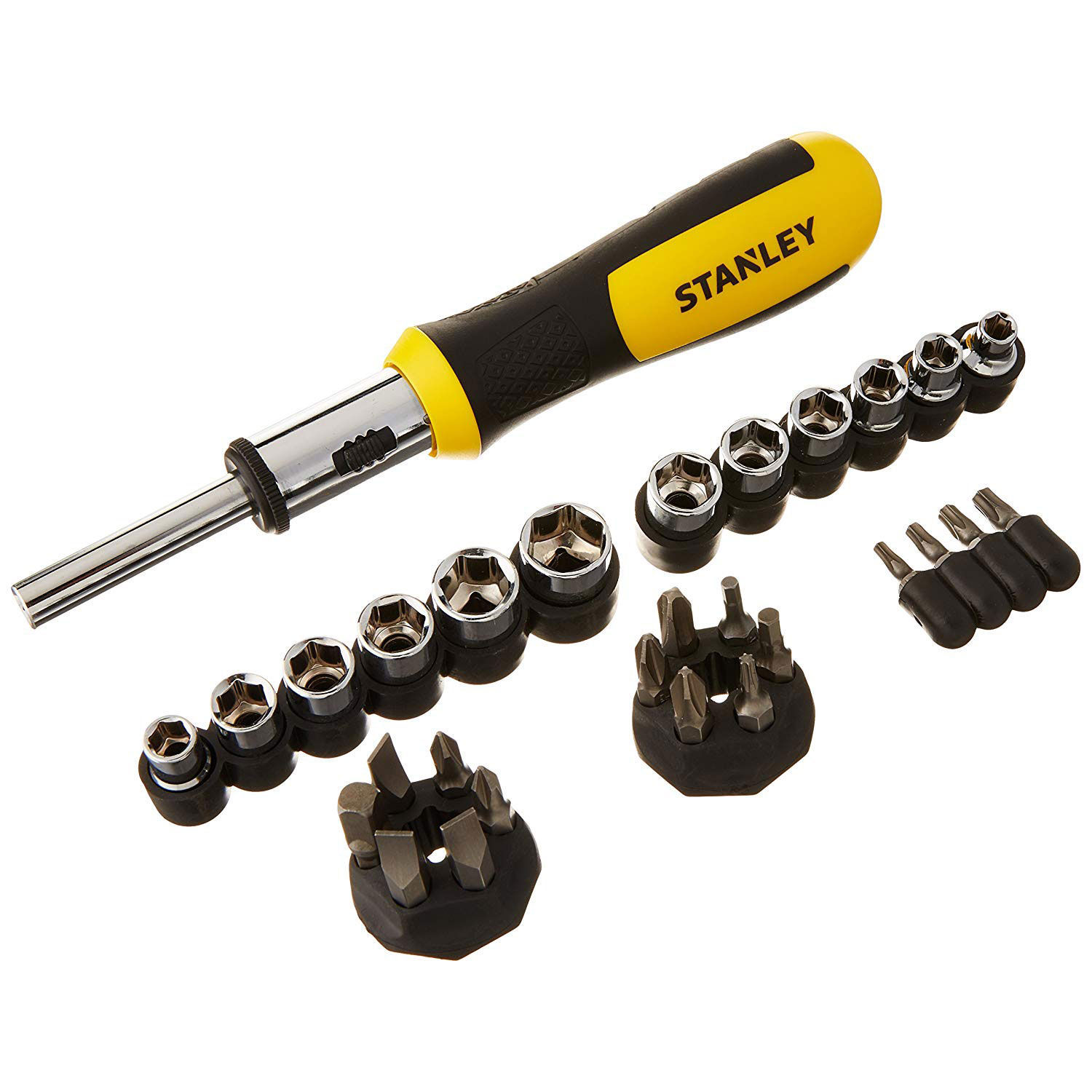 29 PC. MultiBit Ratcheting Screwdriver / Socket Set eBay