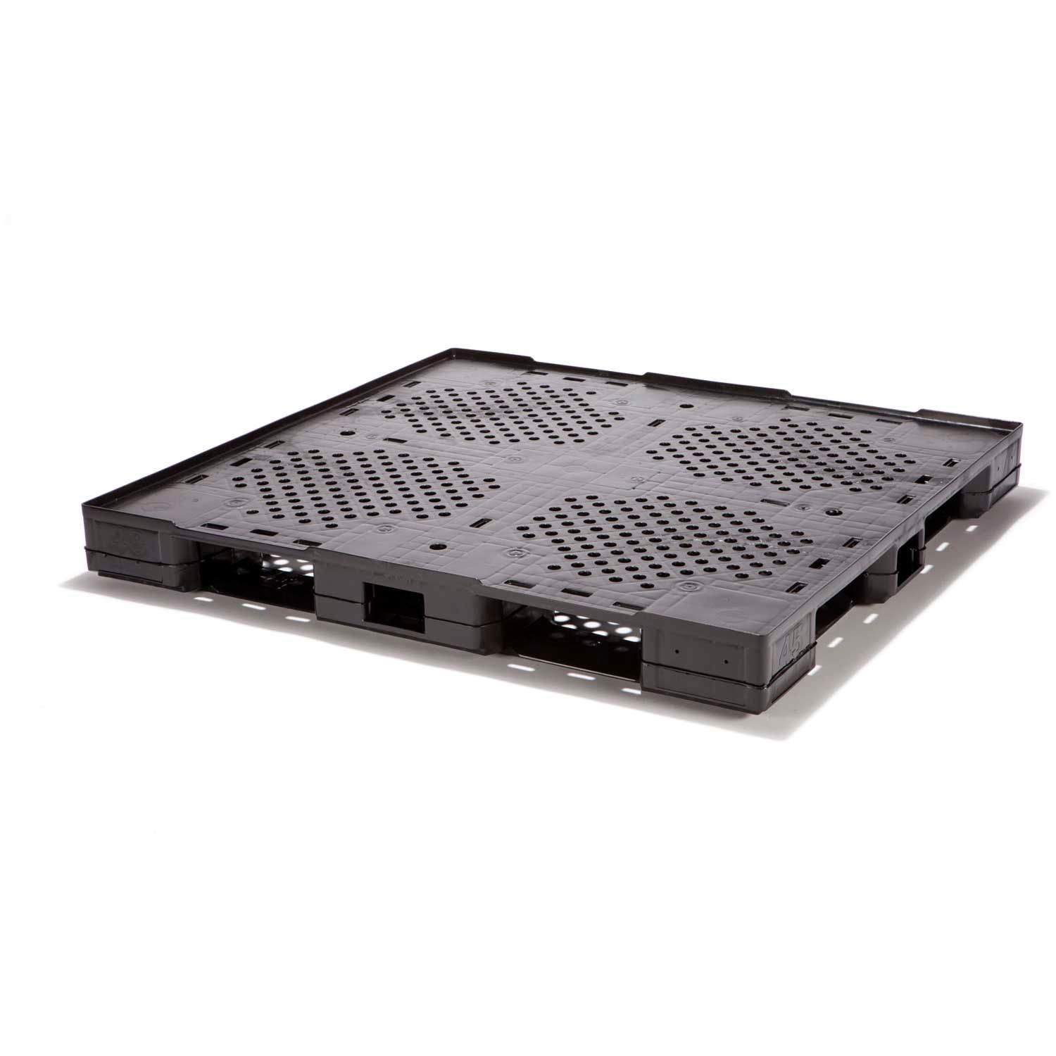 Rackable-Plastic-Pallet-45-034-Wx48-034-Lx6-034-H-Lot-of-5