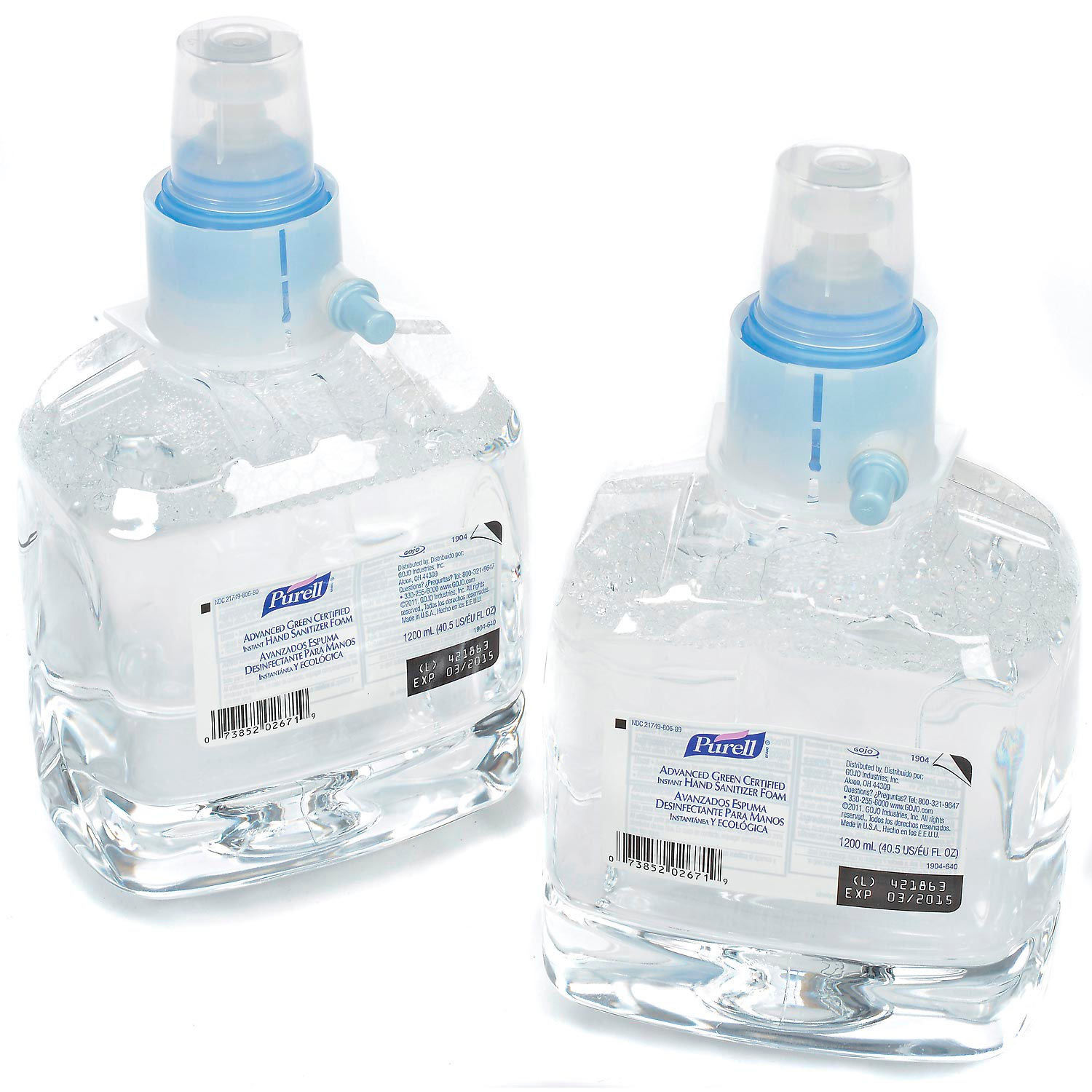 Purell 190402, Hand Sanitizer Refill Foam, LTX Advanced Green